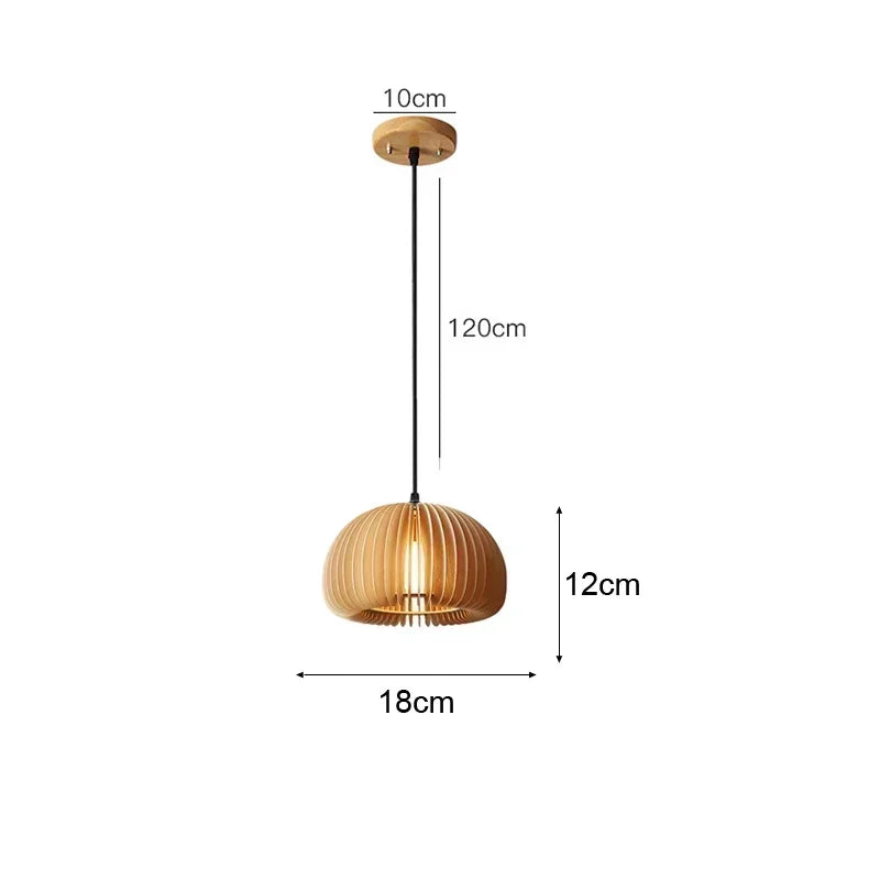 Handwoven Bamboo Pendant Light