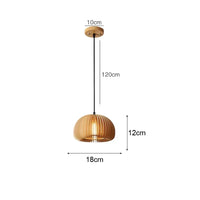 Handwoven Bamboo Pendant Light