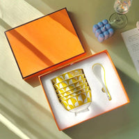 Geometric Bone China Tableware