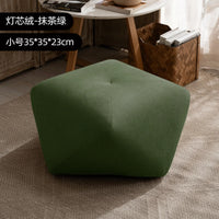 Modern Leather Ottoman Stool