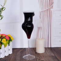 Female Silhouette Cocktail Glass