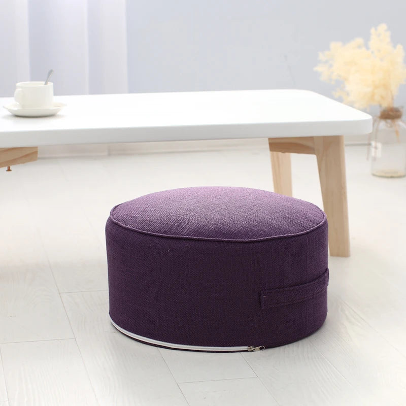 Round Meditation Floor Pouf