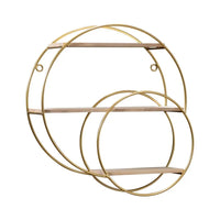 Gold Iron Wall Shelf