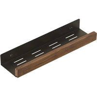 Walnut Aluminum Bathroom Shelf