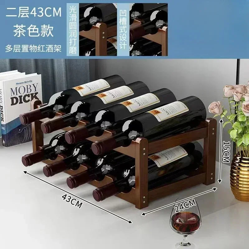 Modular Wooden Wine Rack