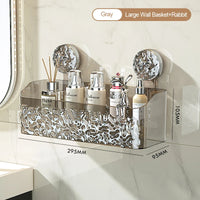 Suction Glacier Bathroom Basket