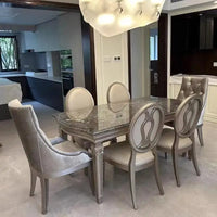 Marble Top Dining Set