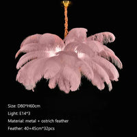 Feather Art Pendant Chandelier