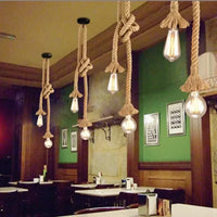 Hemp Rope Pendant Light