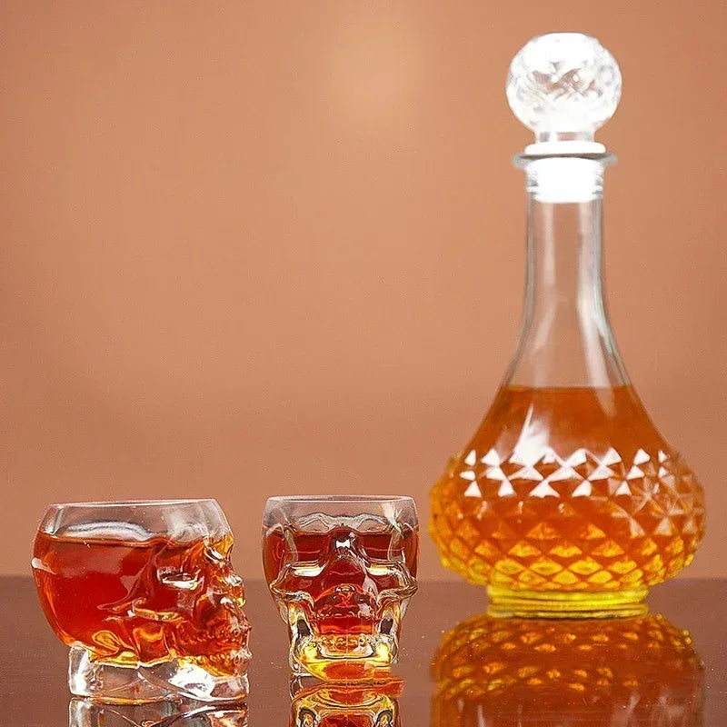 Skull Shaped Whiskey Glass