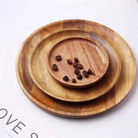 Wooden Round Serving Platter