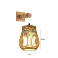 Handwoven Bamboo Pendant Light