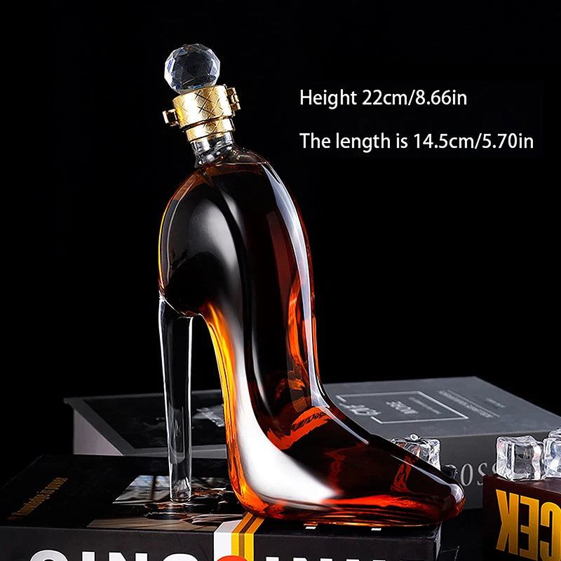 High-Heel Crystal Whisky Decanter