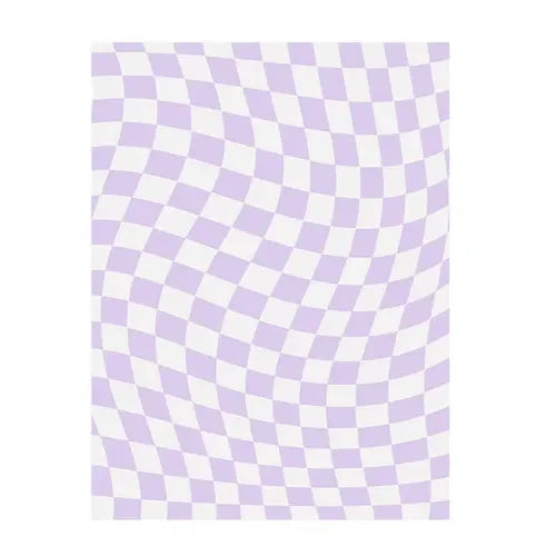 Retro Checkerboard Plush Rug