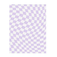 Retro Checkerboard Plush Rug