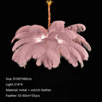Feather Art Pendant Chandelier
