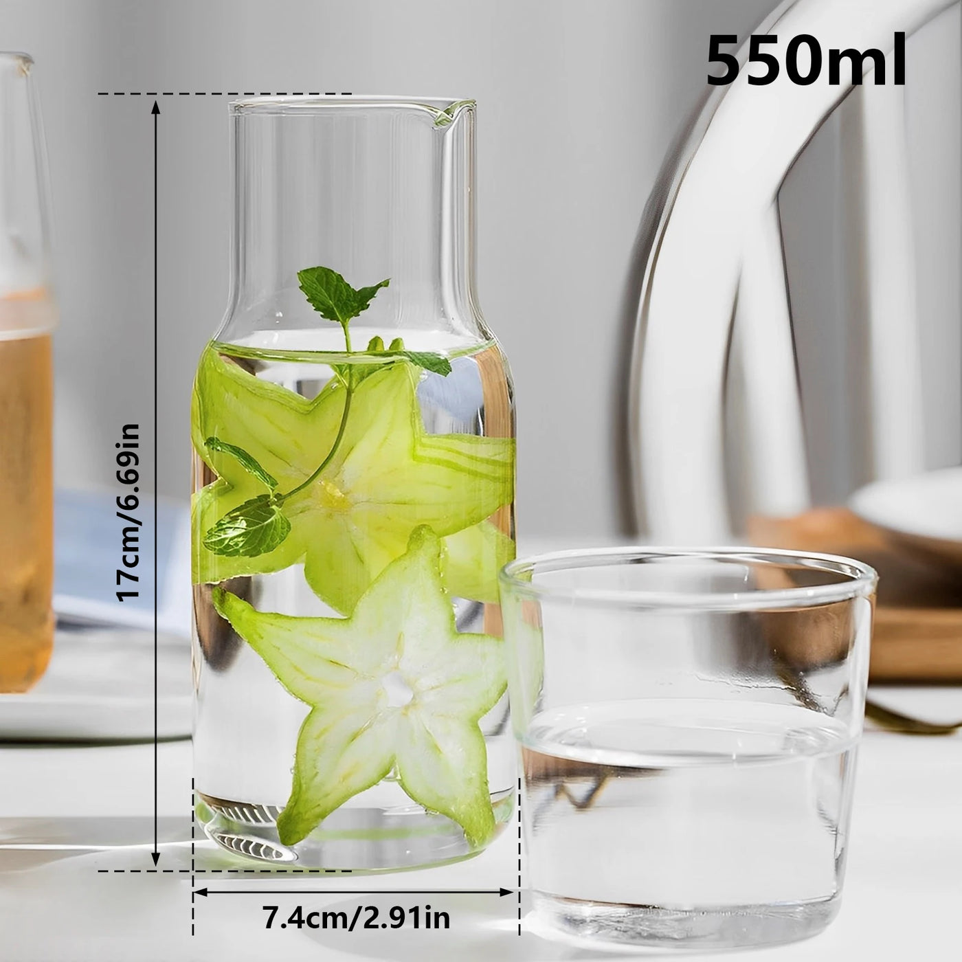 Heat Resistant Bedside Carafe