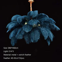 Feather Art Pendant Chandelier
