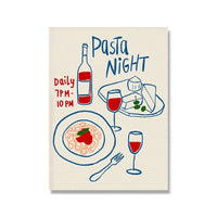 Wine Cheese Kitchen Prints