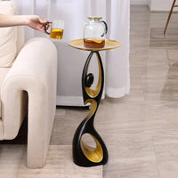 Sculptural Resin Accent Table