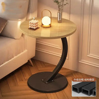 Round Space-Saving Coffee Table