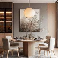 Round Wood Dining Set