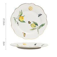 Lemon Pattern Ceramic Dinnerware