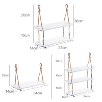 Wooden Multi-Tier Storage Shelf