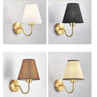Retro Fabric Wall Sconce