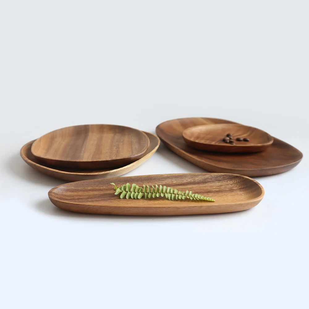 Acacia Oval Serving Tray