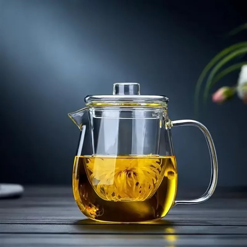 Borosilicate Glass Infuser Teapot