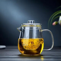 Borosilicate Glass Infuser Teapot