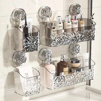 Suction Glacier Bathroom Basket