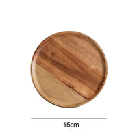 Wooden Round Serving Platter