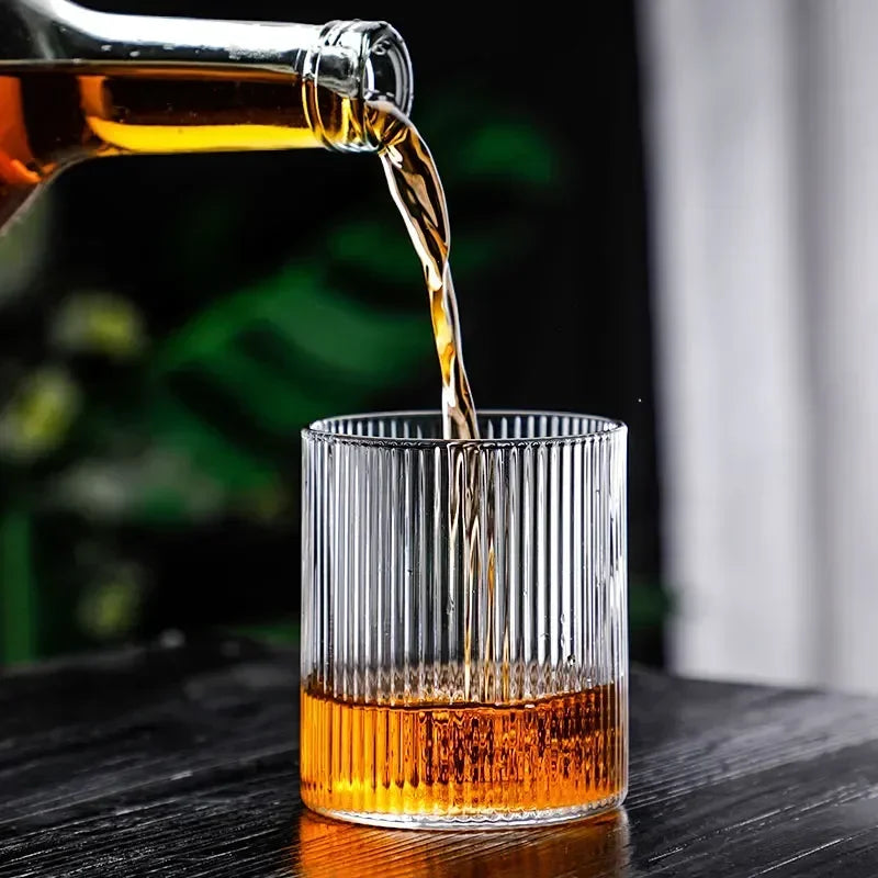 Japanese Striped Glass Tumblers