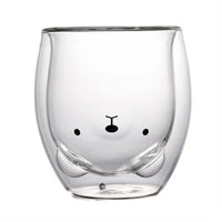Animal Double-Wall Glass Mug