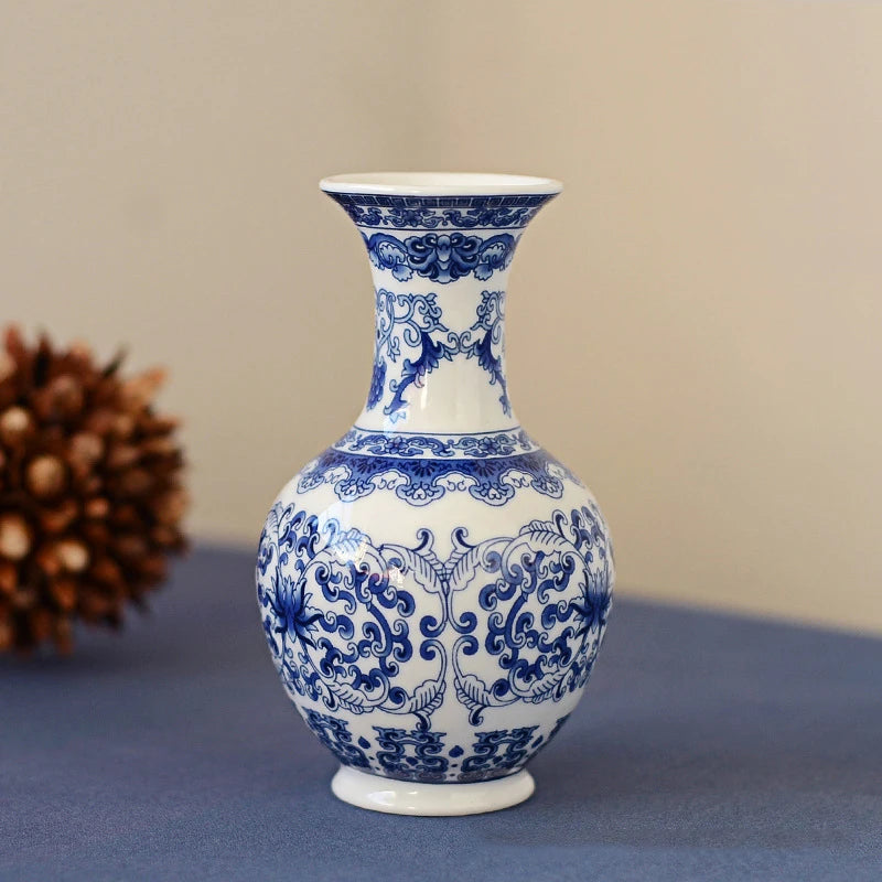 Blue White Ceramic Vase