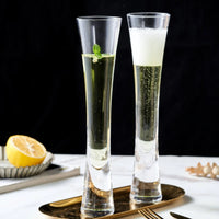 Glitter Champagne Flute Glasses