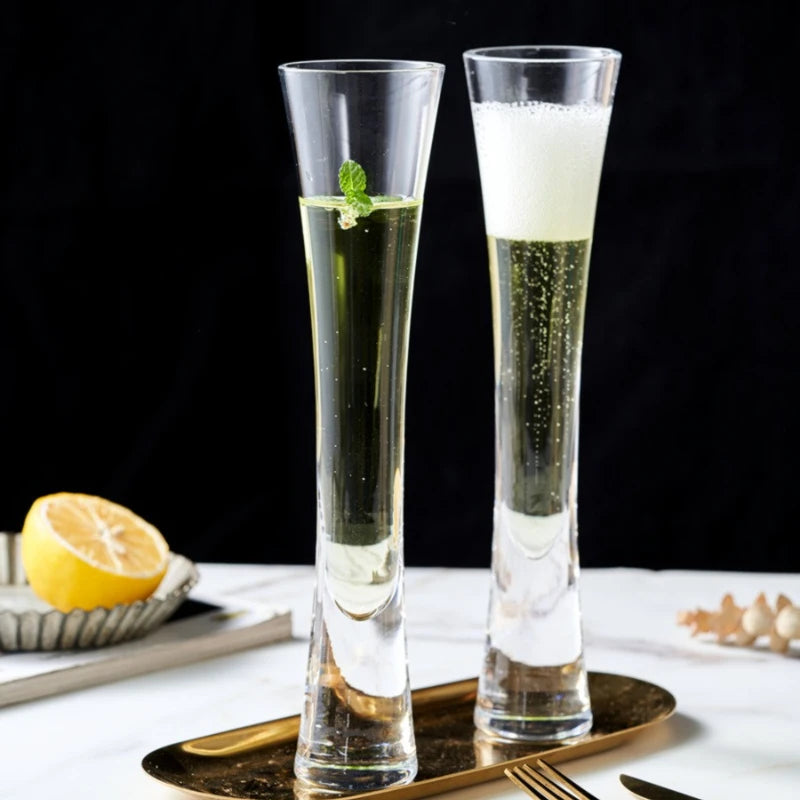 Glitter Champagne Flute Glasses