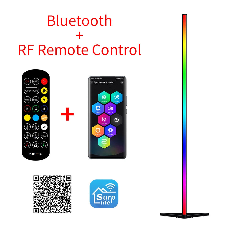 RGB Corner Floor Lamp