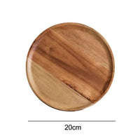 Wooden Round Serving Platter