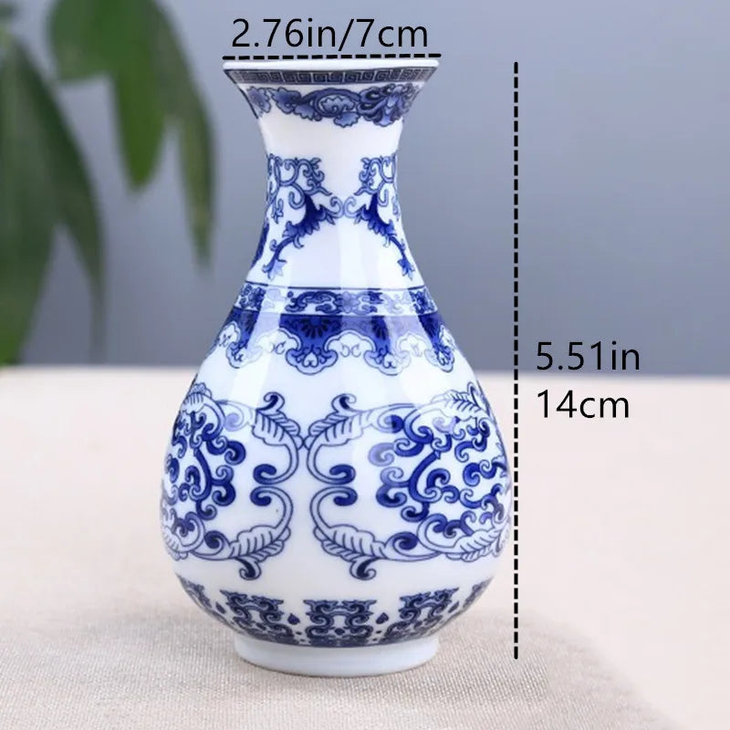 Blue White Ceramic Vase