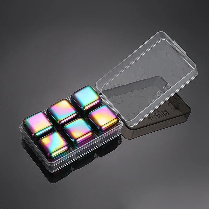Reusable Stainless Whiskey Cubes