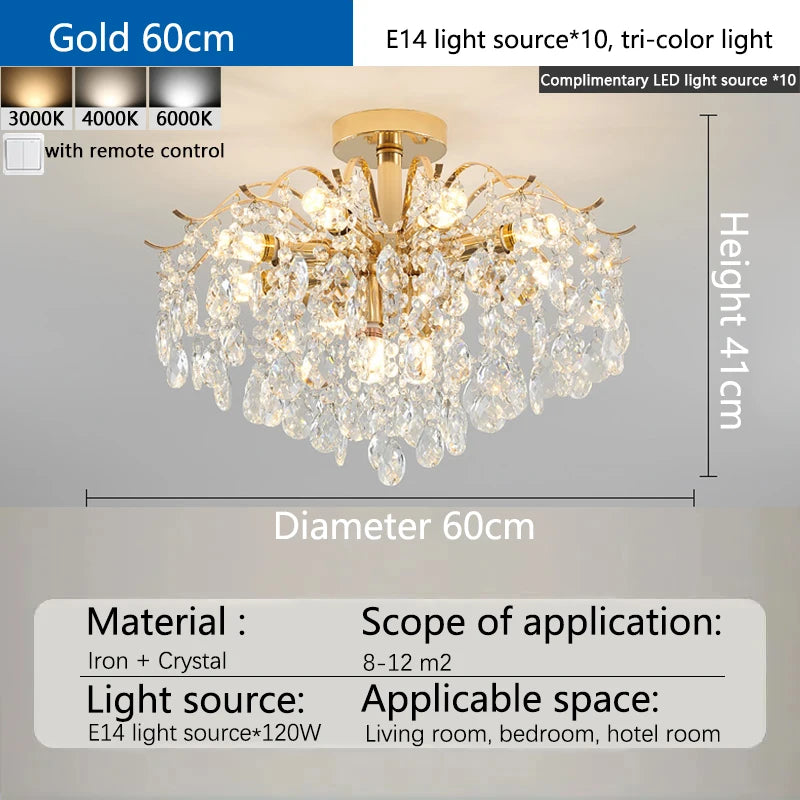 Crystal LED Modern Chandelier