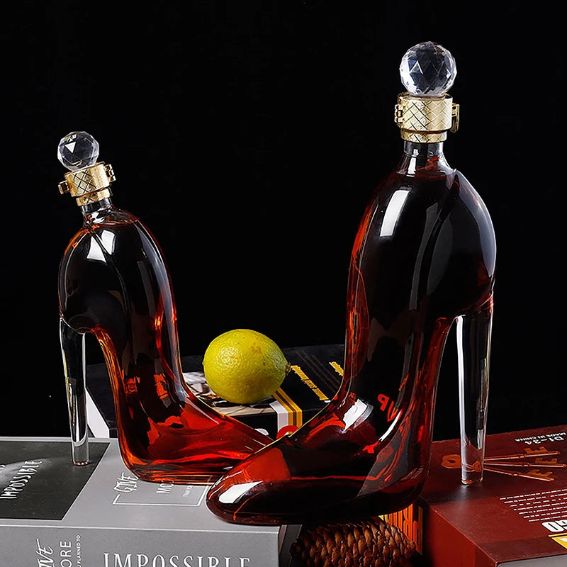 High-Heel Crystal Whisky Decanter