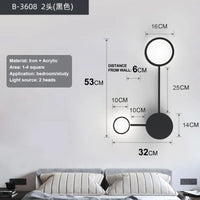 Nordic Multihead Wall Lamp