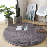 Fluffy Round Plush Carpet