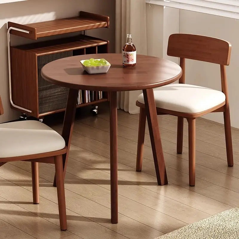 Solid Wood Round Table