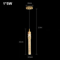 Crystal Multi-Light Pendant Lamp