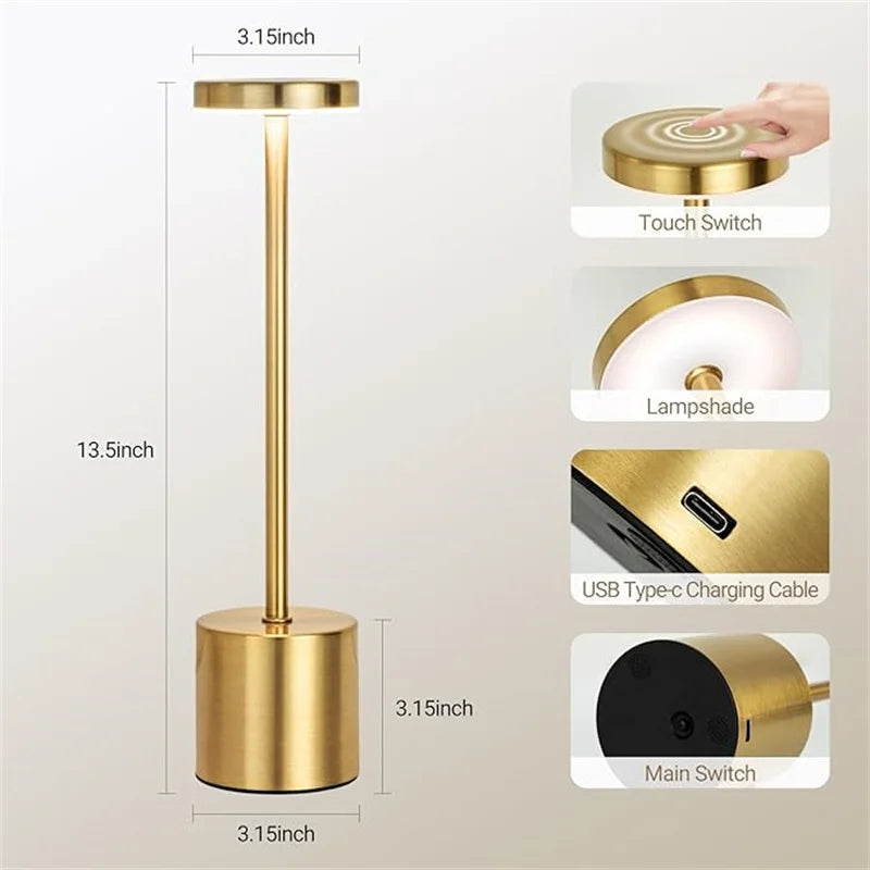 Rechargeable Touch Table Lamp